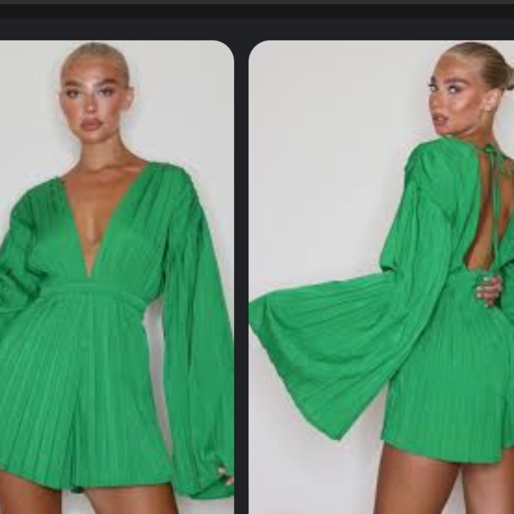 Green Esmerald Romper